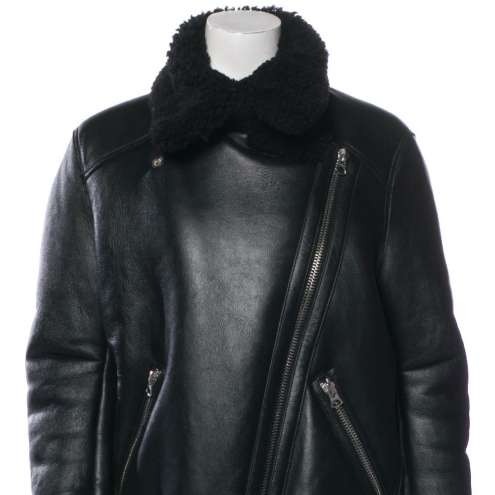 Acne Studios - Velocite Leather Shearling Moto Jacket - Original Run - Fits US 4